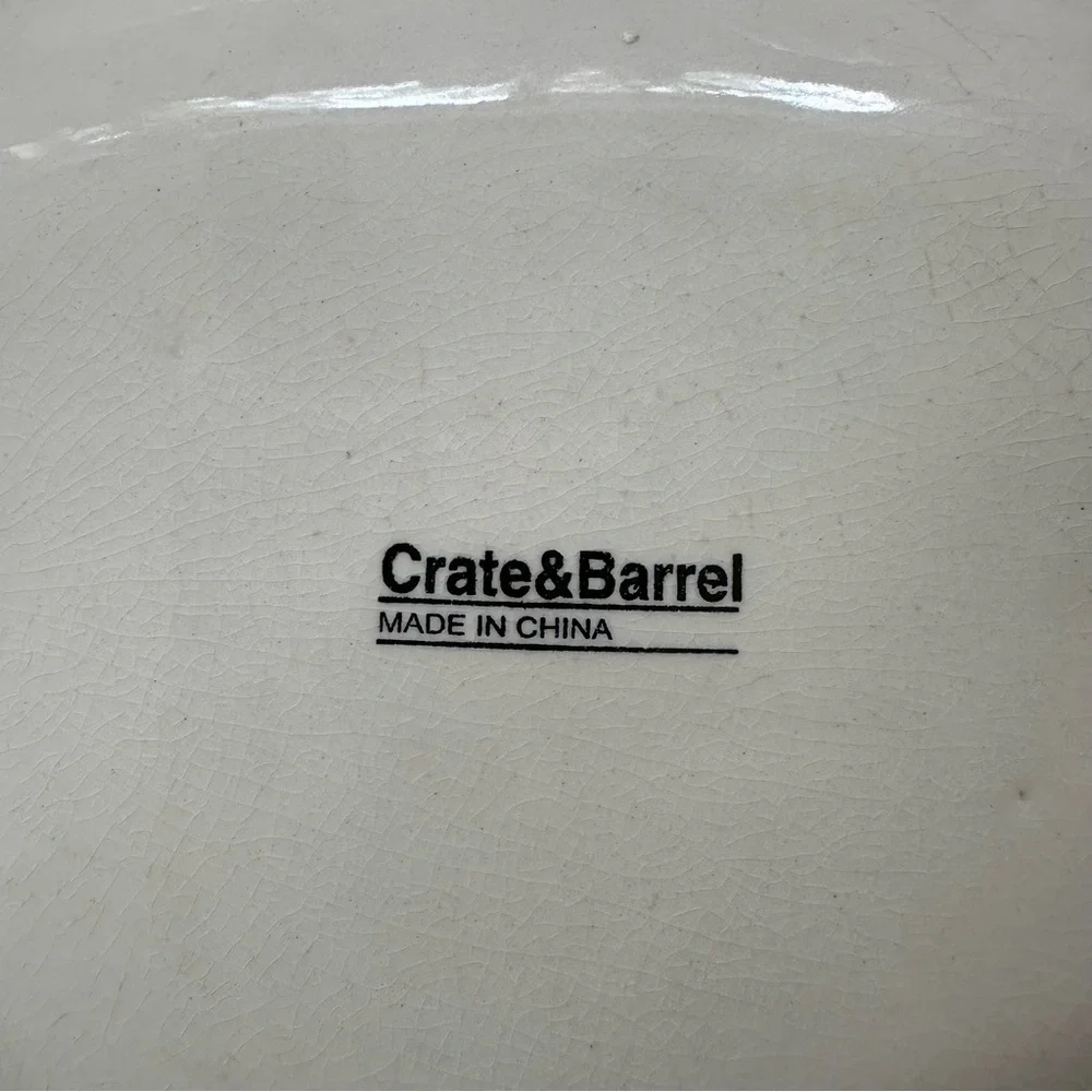 Crate&Barrel cheese plates